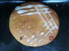 DIY- Weihnachtliches Keksebacken, Lebkuchen als Petrischalen mit Zuckerguss Kolonien3